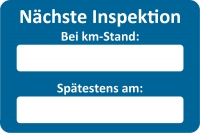 Kundendienst-Etiketten / Service-Aufkleber fr KFZ-Betriebe