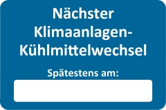 Kundendienst-Etiketten / Service-Aufkleber fr KFZ-Betriebe