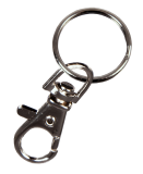 Zubeh�r kleiner Karabienerhaken aus Metall, mit Schl�sselring