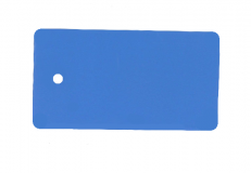 Kollianh�nger 5,5 x 10 cm, blau