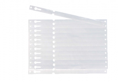 Anh�ngeschlaufen 22 x 1,3 cm , wei�