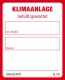 Kundendienst-Etiketten / Service-Aufkleber fr KFZ-Betriebe