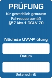 Kundendienst-Etiketten / Service-Aufkleber fr KFZ-Betriebe